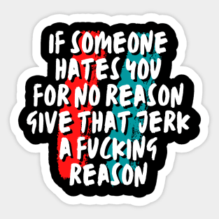 Give a reason Sticker